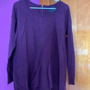 NWOT Plum Cynthia Rowley crew neck sweater
